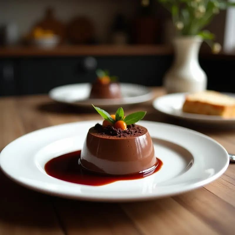 Mousse de Chocolate Belga y Avellanas: Postre Francés Keto con Stevia