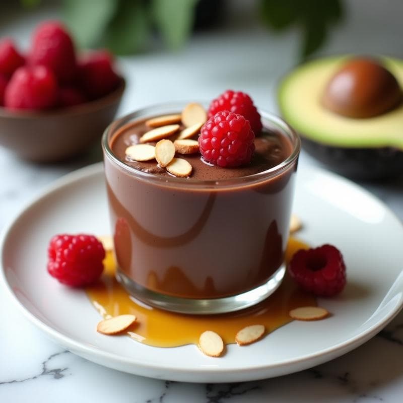 Mousse de Chocolate Avocado con Aceite de CBD: Postre Relajante y Vegano
