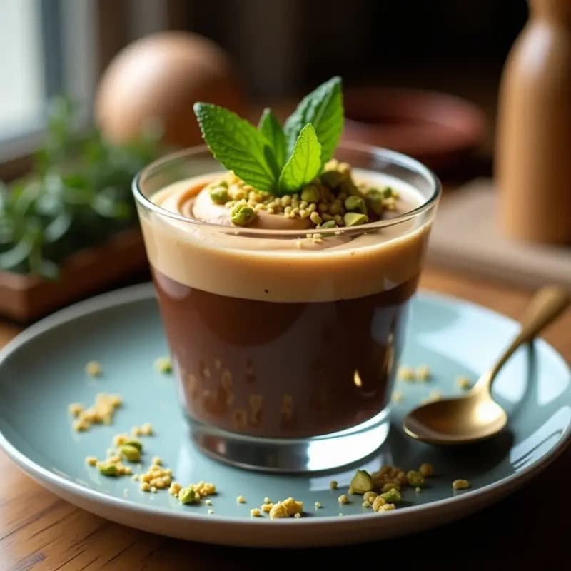 Mousse de Chocolate y Hummus de Garbanzo: Postre Salado-Dulce de Oriente Medio
