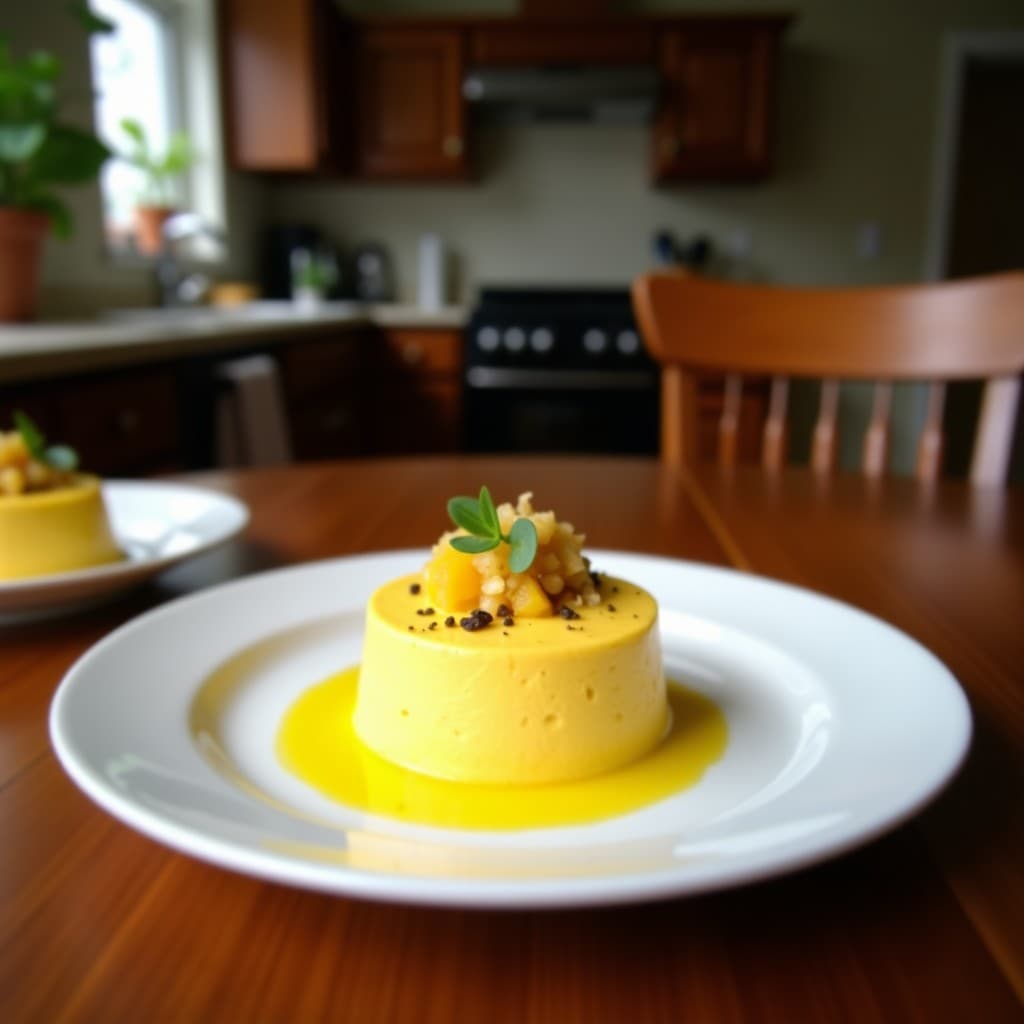 Mousse de Cúrcuma y Piña con Base de Coco: Postre Antiinflamatorio Vegano en 5 Minutos