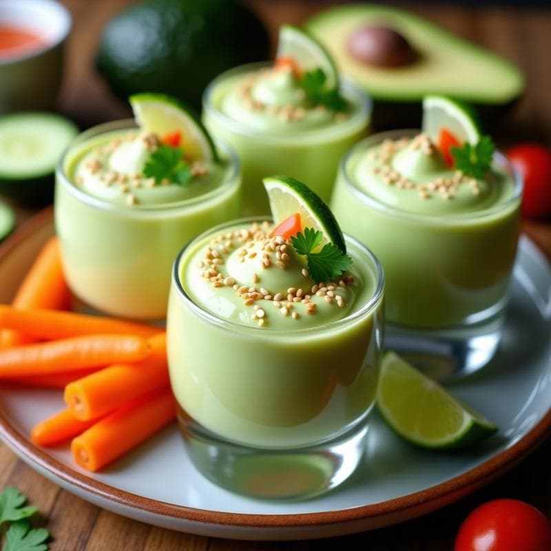 Mousse de Guacamole y Aquafaba: Aperitivo Vegano Sin Aceite y Alto en Proteína