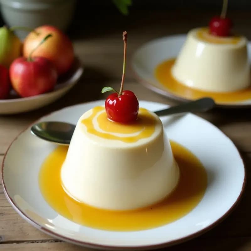 Mousse de Guanábana y Coco con Swirl de Miel de Abajas: Postre Caribeño Sin Lácteos