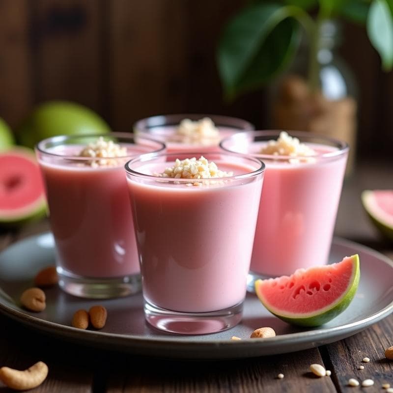 Mousse de Guayaba y Queso de Anacardos: Postre Brasileño Keto Sin Azúcar
