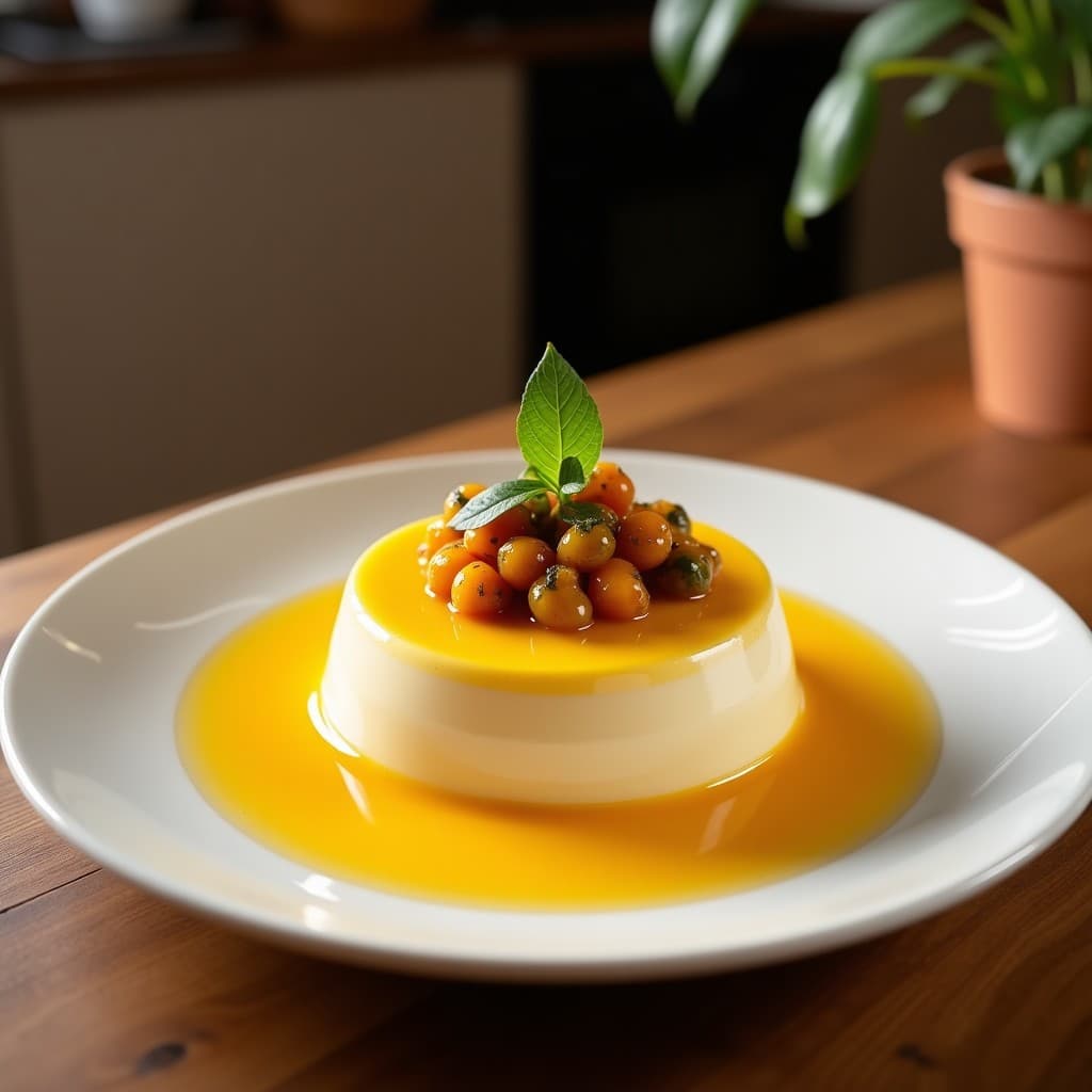 Mousse de Mango y Chía con Reducción de Tamarindo: Postre Vegano Sin Horno