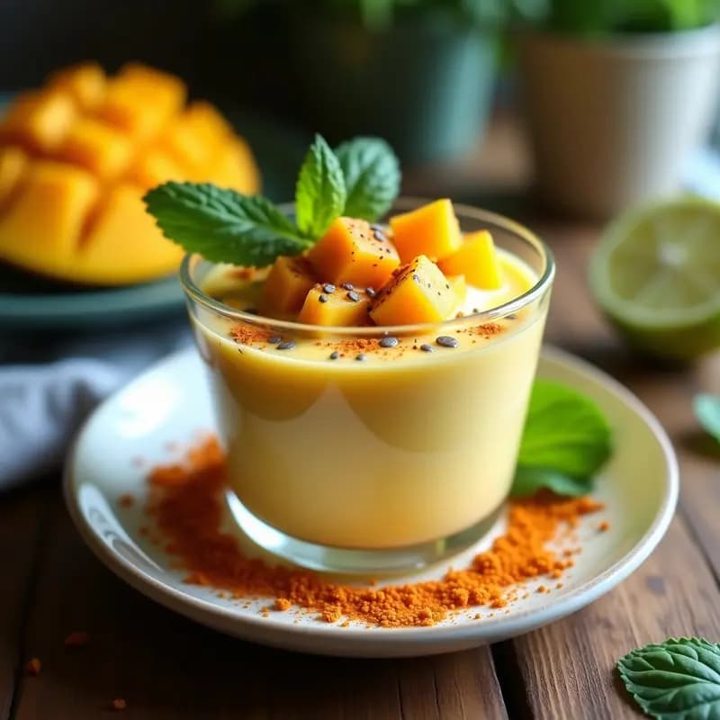 Mousse de Mango y Chile Tajín: Postre Mexicano con Equilibrio Dulce-Picante