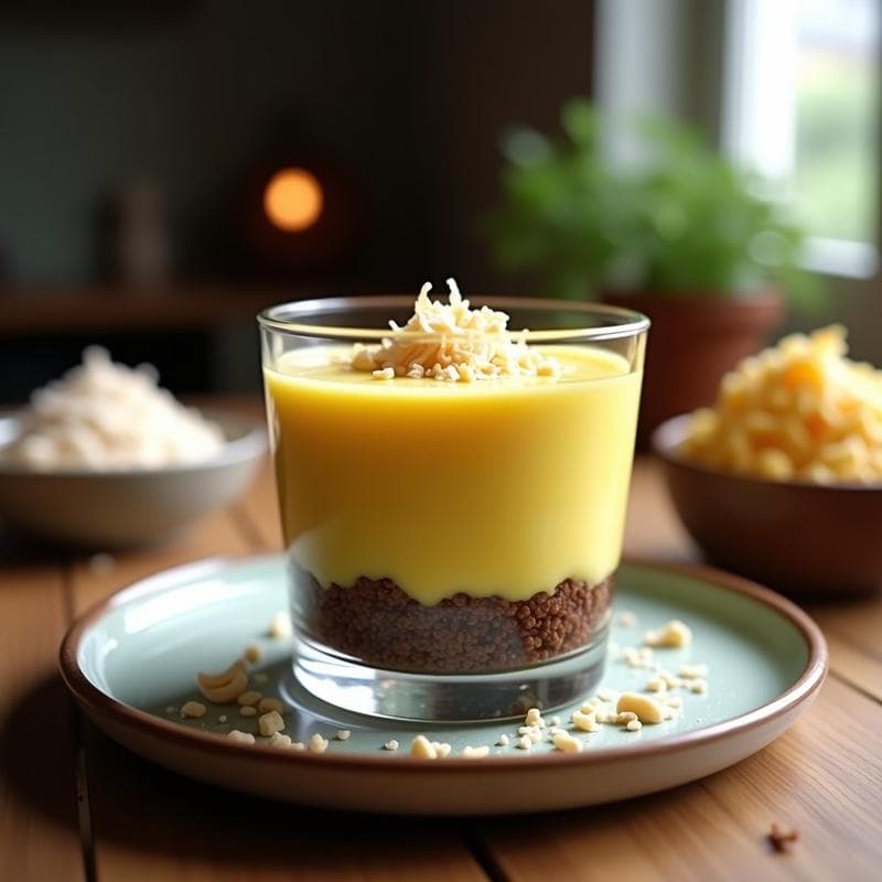 Mousse de Maracuyá y Aguacate con Base de Cacao: Postre Keto Sin Lácteos