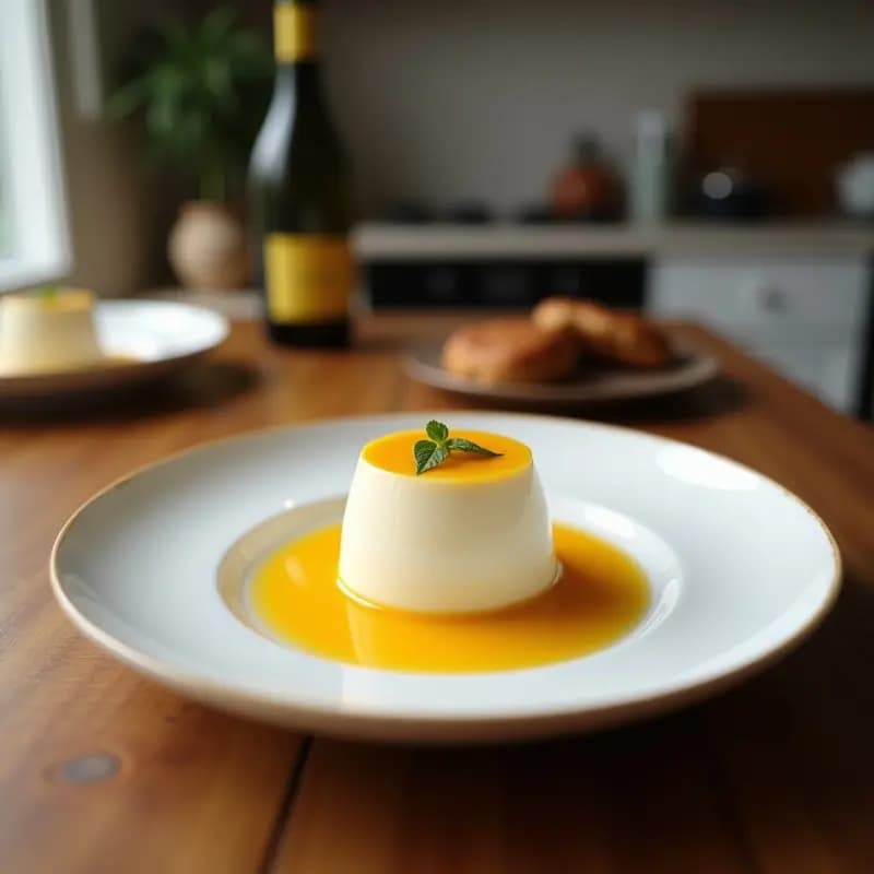 Mousse de Maracuyá y Coco: Postre Brasileiro Light Sin Azúcar y Sin Lactosa