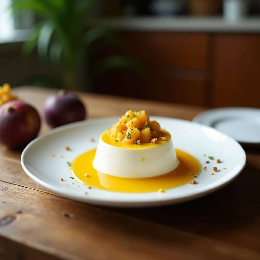 Mousse de Maracuyá y Coco: Postre Vegano Sin Horno y Ultra Ligero
