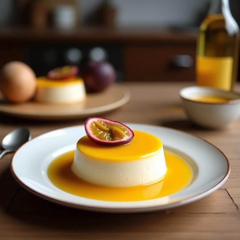 Mousse de Maracuyá y Coco: Postre Vegano Sin Azúcar con Toque Brasilero