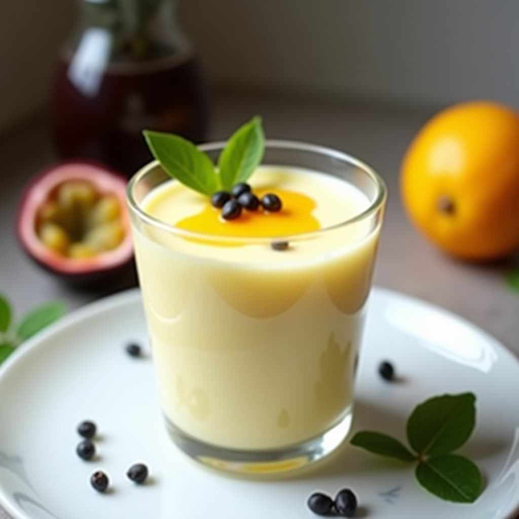 Mousse de Maracuya y Yogur de Soja: Postre Vegano con Solo 3 Ingredientes