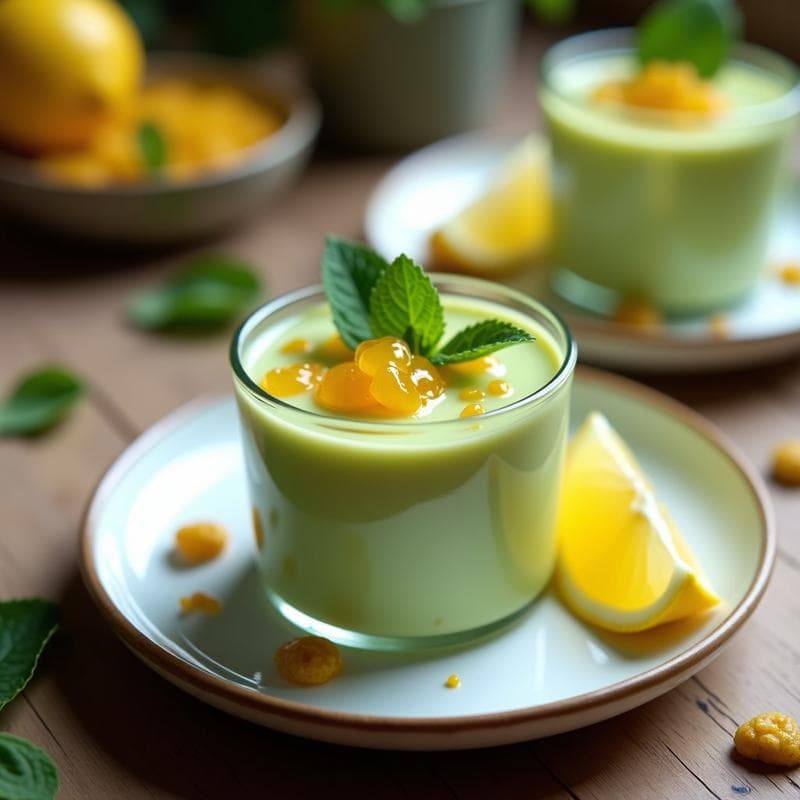 Mousse de Pepino y Aguacate con Caviar de Limón: Entrante Iraní Vegano y Refrescante