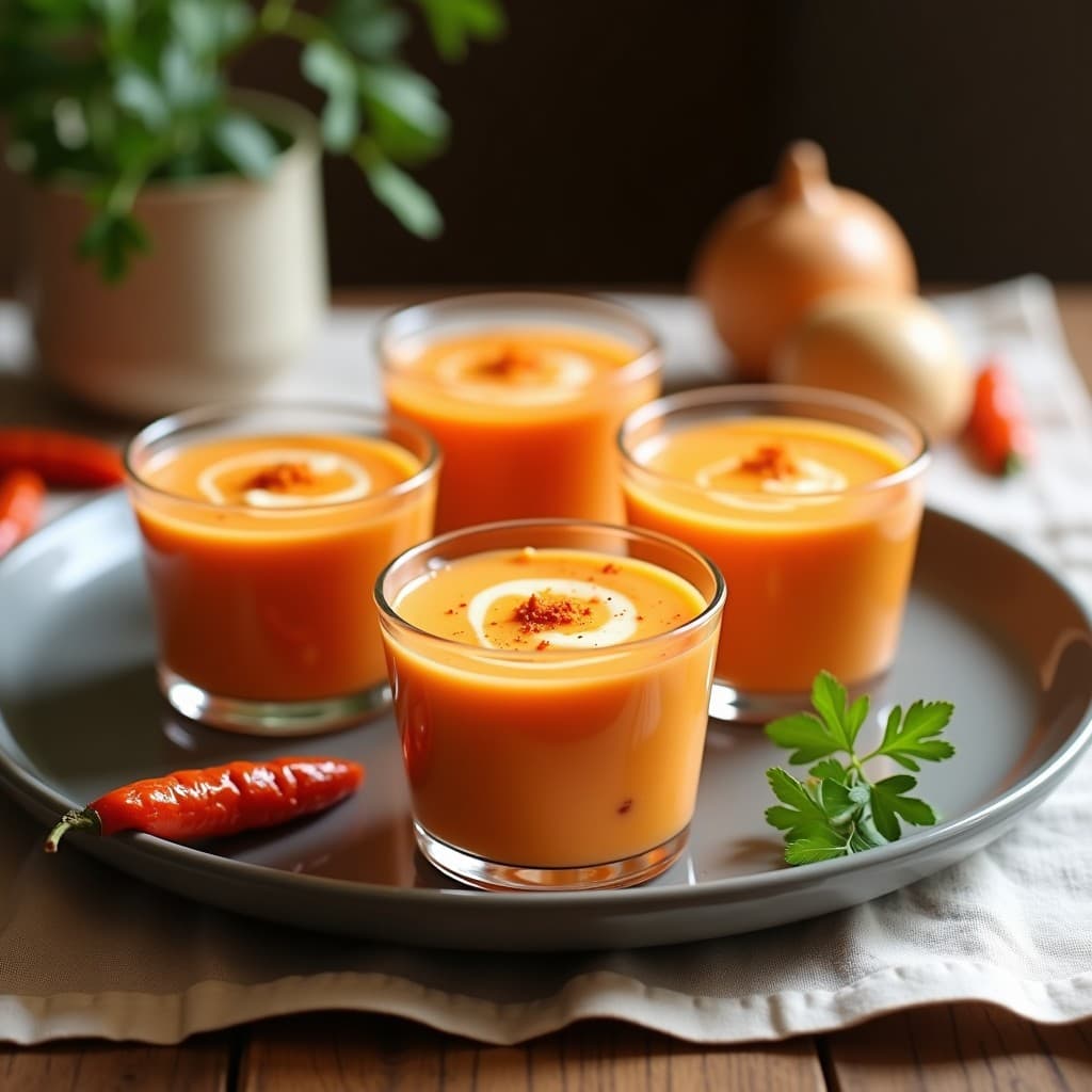 Mousse de Pimiento Choricero y Queso de Cabra Vegano: Entrante Español en Thermomix