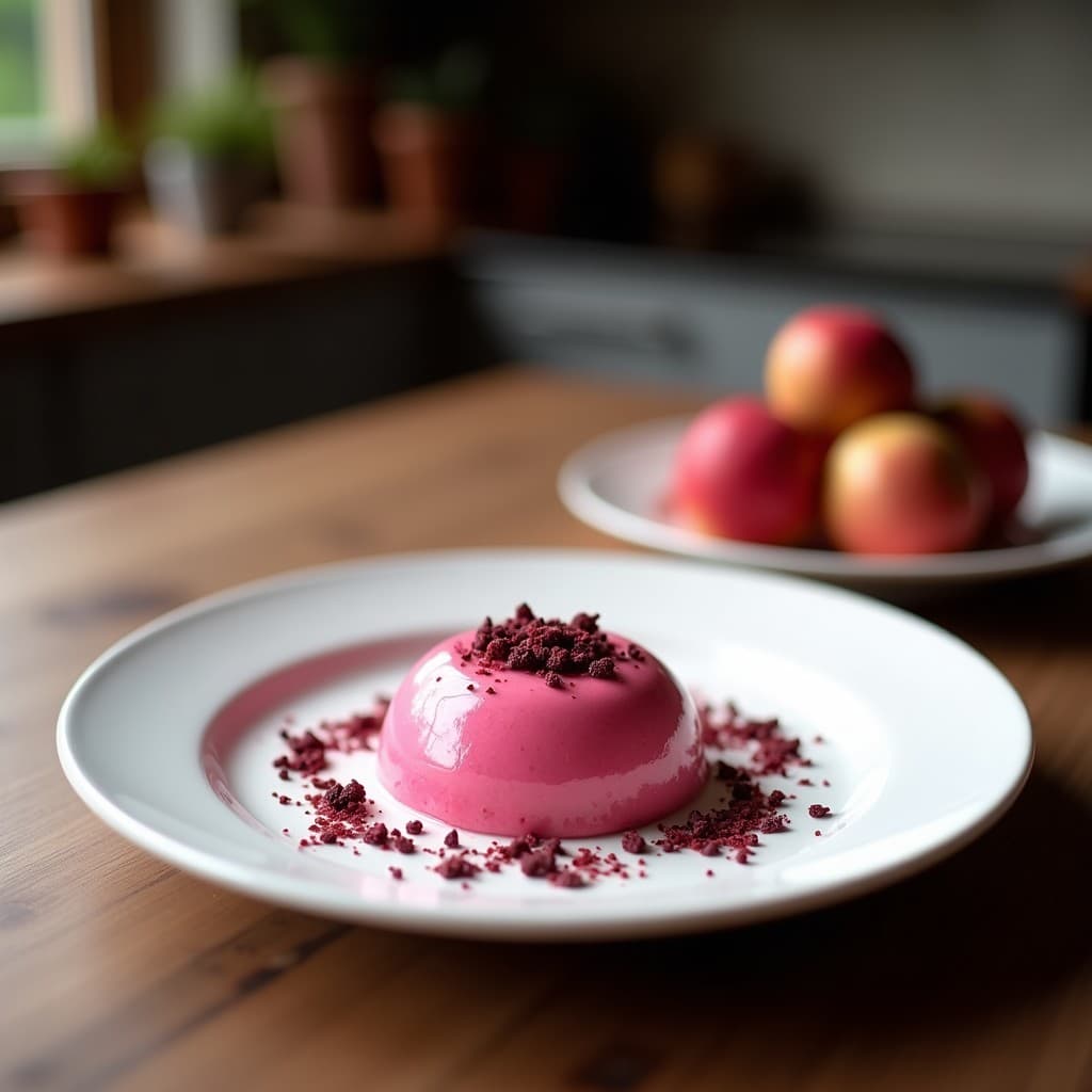 Mousse de Pitahaya Rosa y Coco con Semillas de Amapola: Postre Vegano Sin Lácteos y Colorido