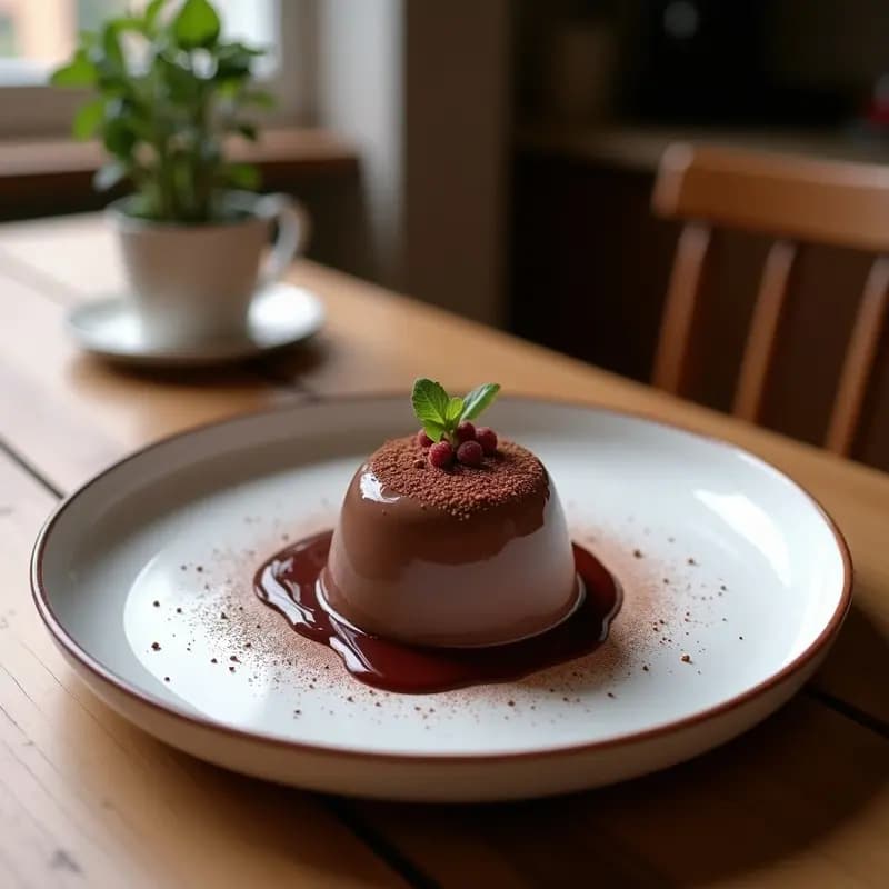 Mousse de Remolacha y Chocolate 70%: Postre Vegano con Efecto Marble