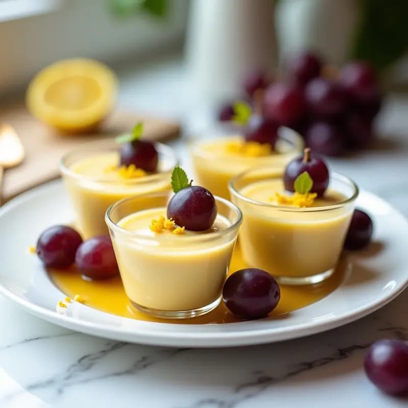 Mousse de Uva Moscatel y Agar-Agar: Postre Vegano Sin Azúcar en 10 Minutos