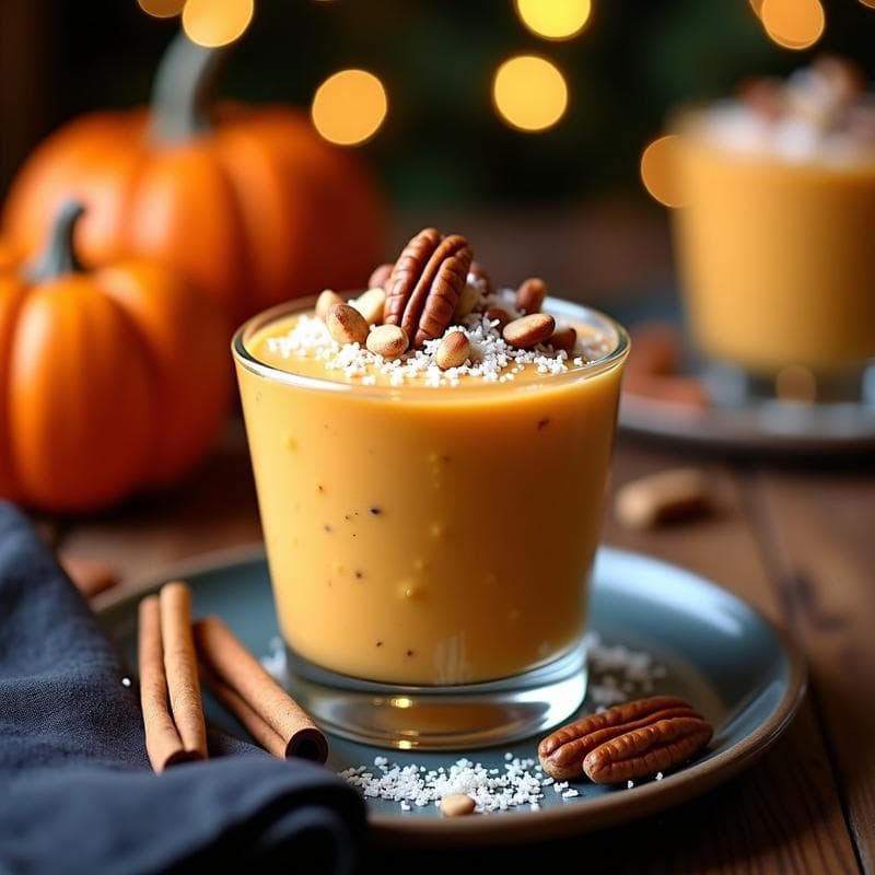 Mousse de Zapallo y Especias: Postre Vegano Sin Azúcar y con Toque Navideño