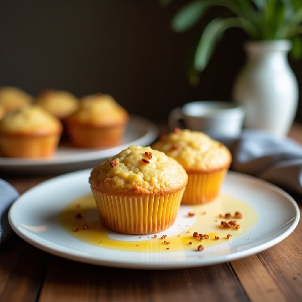 Muffin de Avena y Puré de Batata: Desayuno Sin Gluten y Rico en Fibra en 20 Minutos