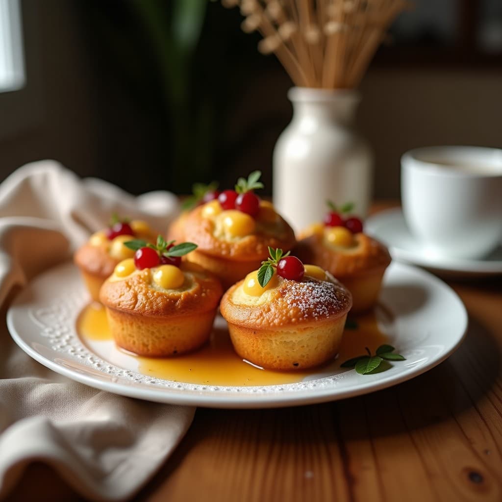 Muffins de Boniato y Romero con Higos Caramelizados: Desayuno Sin Gluten y Rico en Fibra