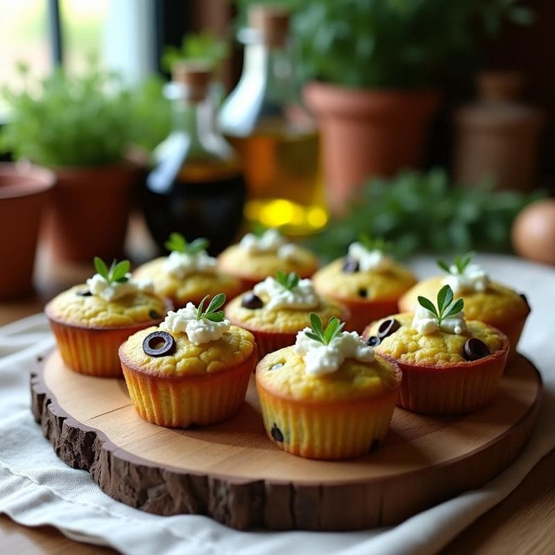 Muffins de Calabacín y Aceitunas Kalamata: Receta Mediterránea Sin Harina en Thermomix