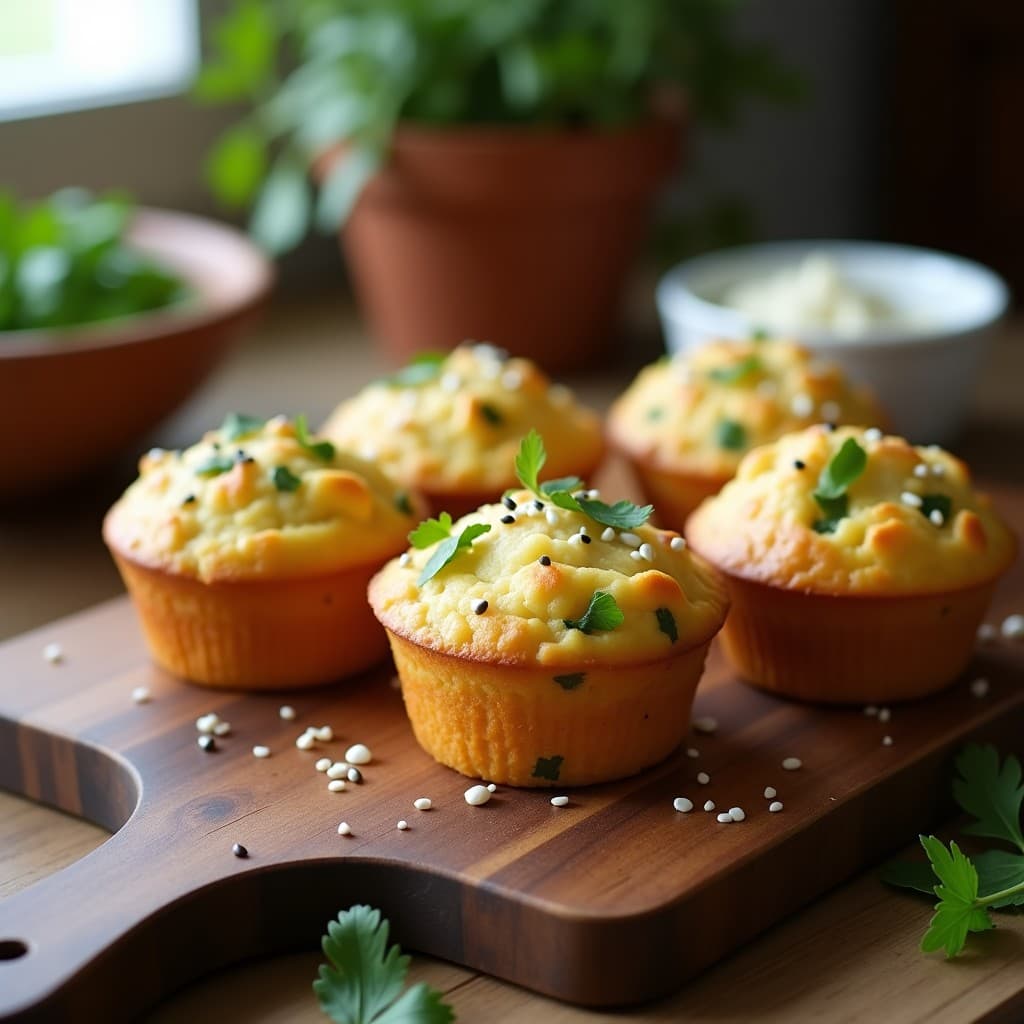 Muffins de Calabacín y Queso Feta: Receta Sin Harina en Airfryer y Baja en Carbohidratos