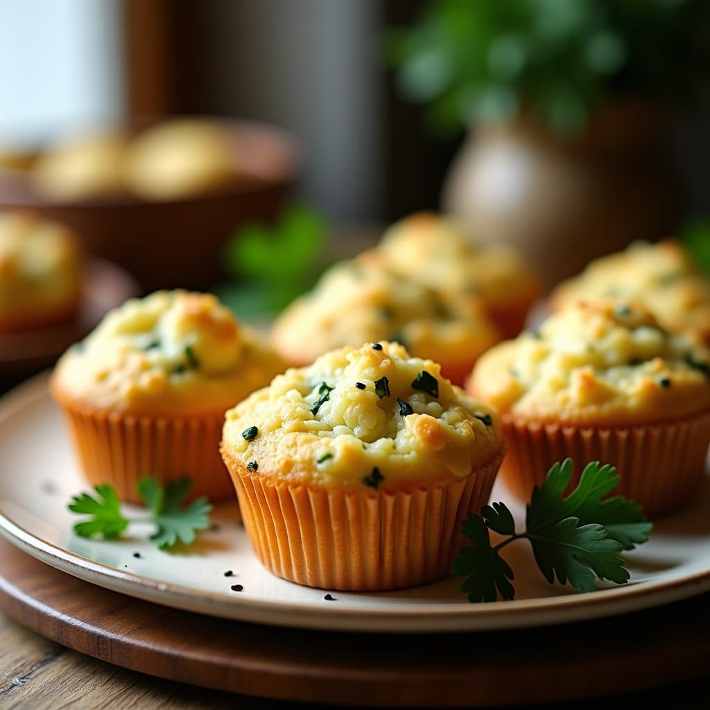 Muffins Salados de Calabacín y Queso de Oveja: Receta en Airfryer para Tupper