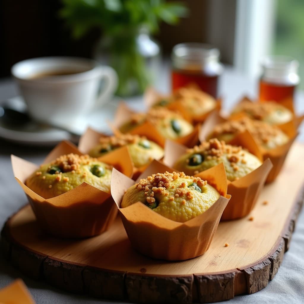 Muffins de Calabacín y Queso de Oveja con Speculoos: Desayuno Belga Sin Harina