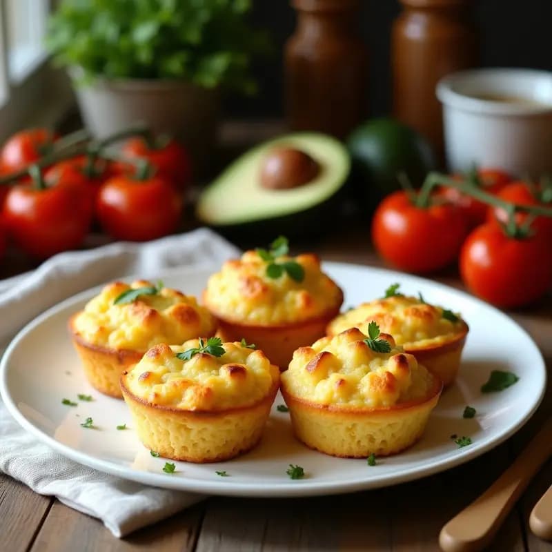 Muffins de Calabacín y Queso de Oveja con Tomates Secos: Desayuno Mediterráneo en Tupper