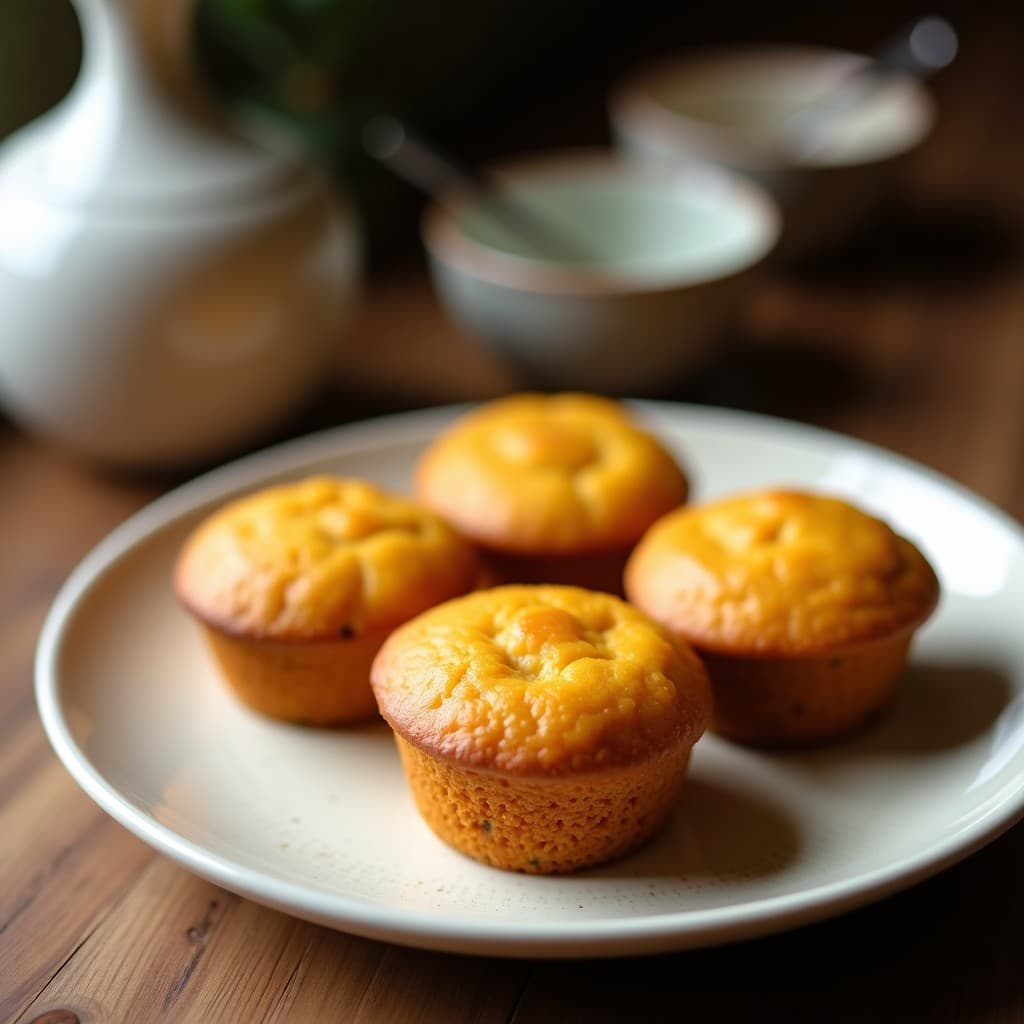 Muffins de Calabaza Kabocha y Harina de Coco: Desayuno Keto Sin Azúcar en 20 Minutos
