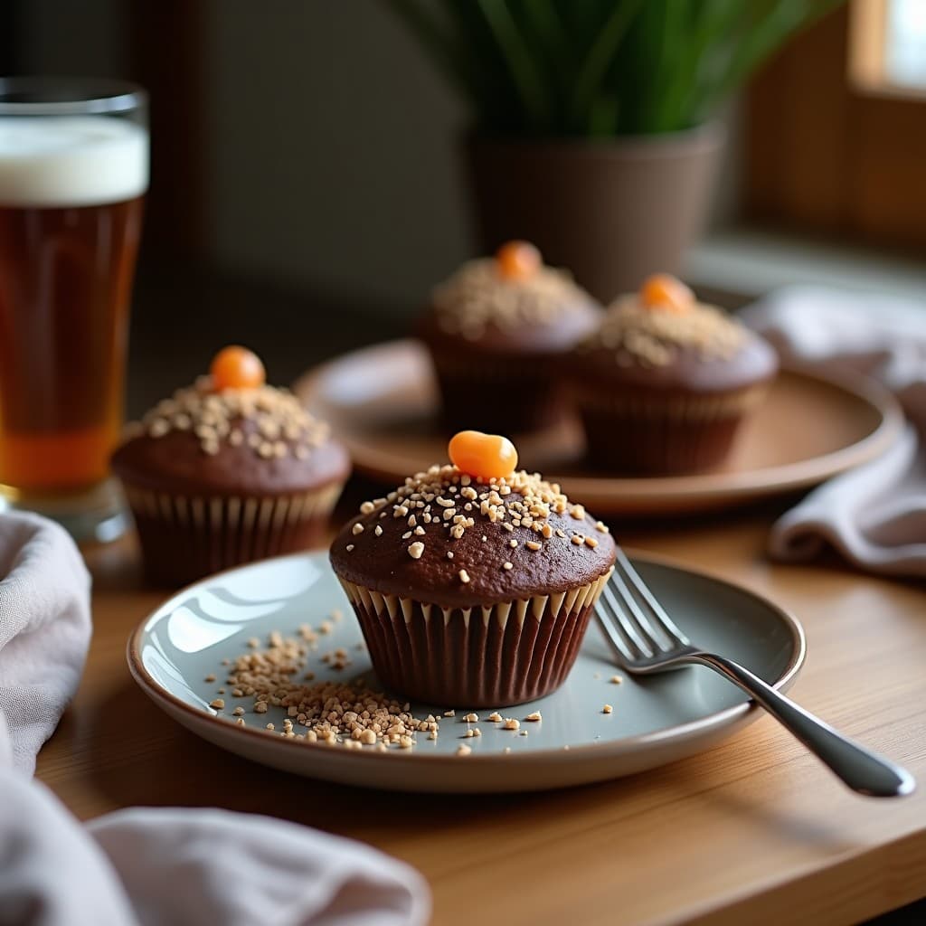 Muffins de Chocolate y Harina de Lúpulo: Receta Keto con Toque Cervezero en 20 Minutos