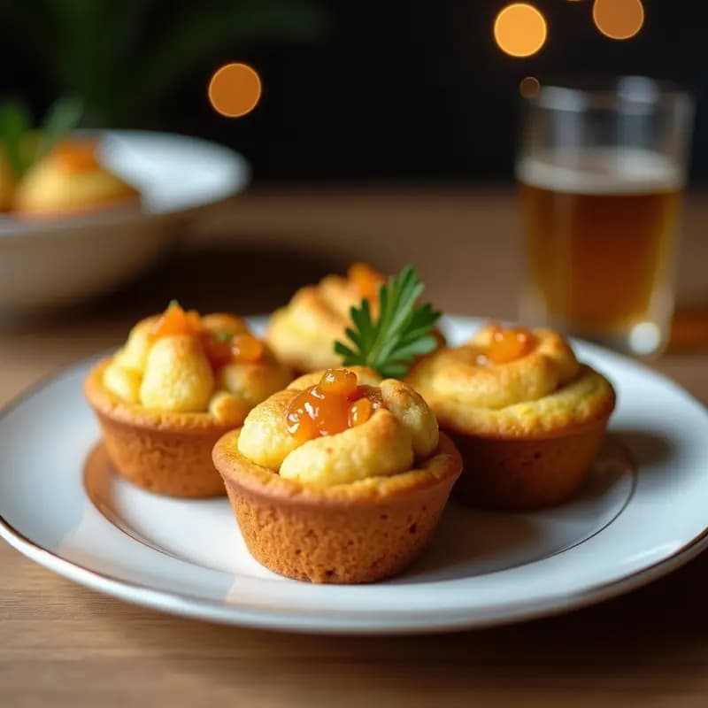 Muffins Salados de Harina de Almendra y Olive Tapenade: Aperitivo Provenzal Keto
