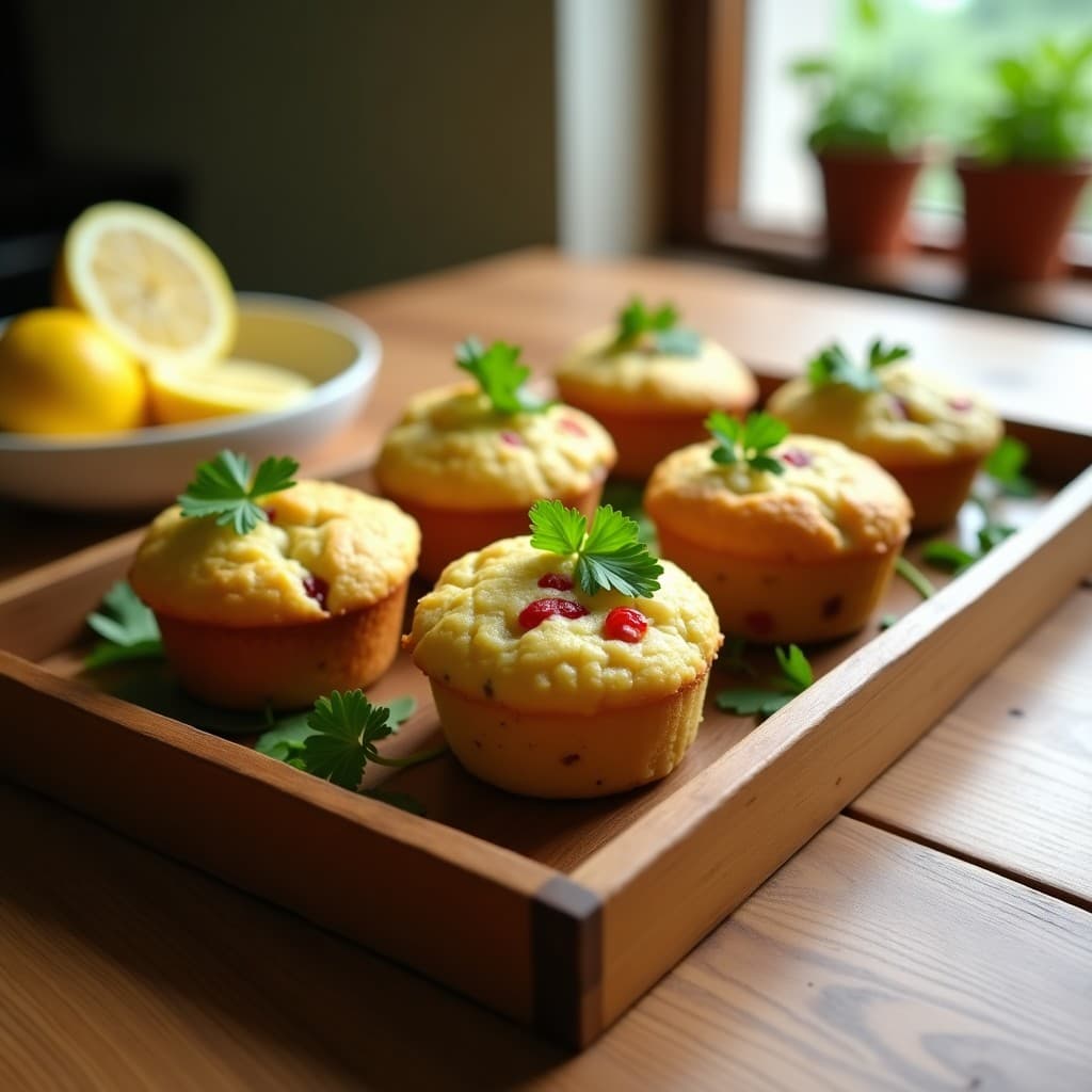 Muffins de Harina de Banano Verde y bacalao desalado: Receta Colombiana Keto en 30 Minutos
