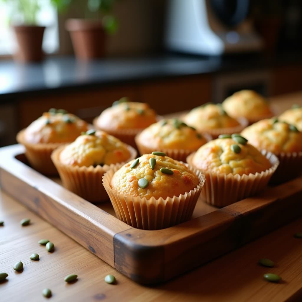 Muffins Salados de Harina de Plátano Verde y Chorizo Vegano: Receta Keto Sin Gluten en Thermomix