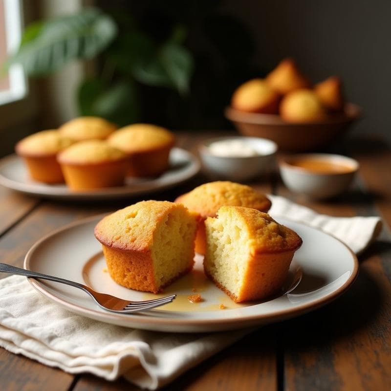 Muffins de Plátano y Harina de Teff: Desayuno Sin Gluten y Rico en Hierro en Thermomix