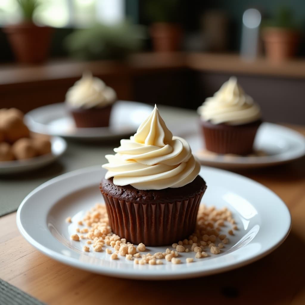 Muffins de Remolacha y Cacao con Frosting de Crema de Cacahuete: Desayuno Vegano y Energético