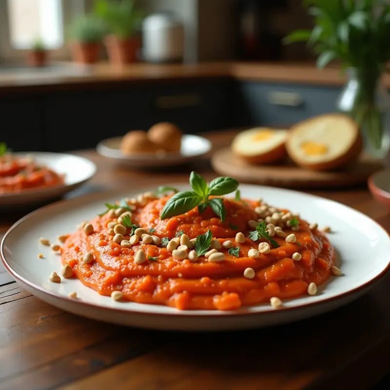 Muhammara de Pimientos Asados y Nueces: Dip Sirio Sin Gluten y Rico en Antioxidantes