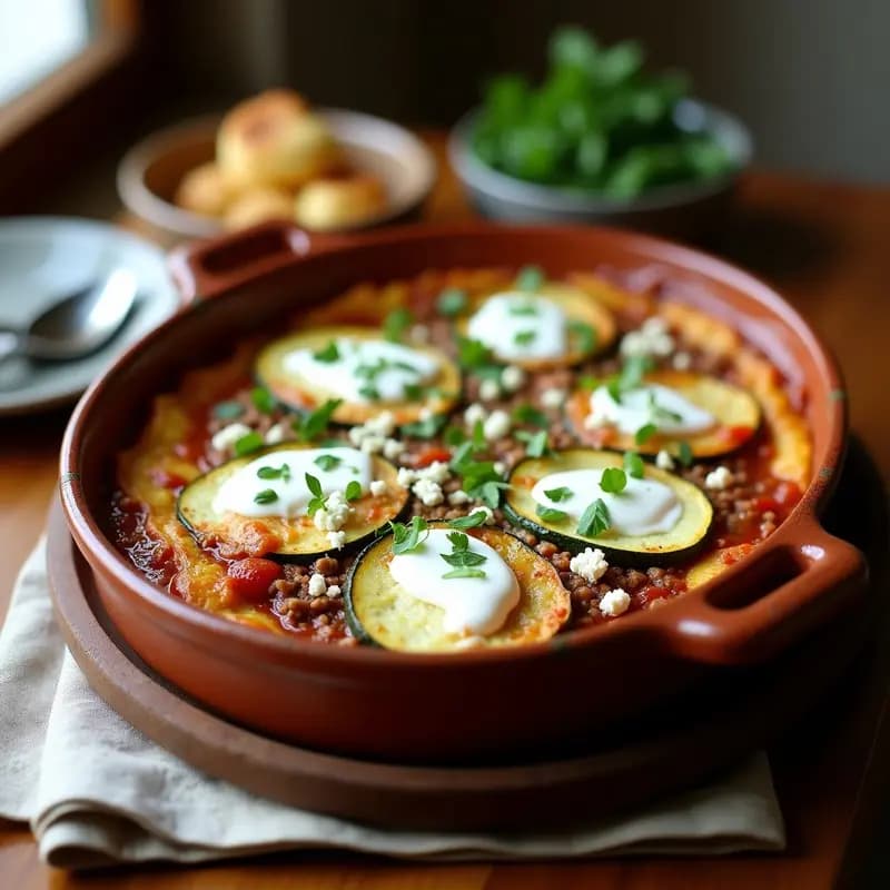 Muskaka de Calabacín y Carne Picada: Versión Ligera de la Receta Balcánica