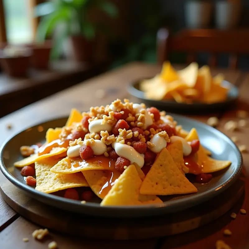Nachos con Caramelo Salado y Queso Fundido de Cabra: El Snack Dulce-Salado que Revoluciona tus Fiestas