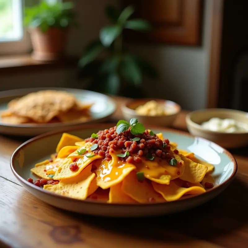 Nachos Caseros con Queso Líquido y Chorizo: Receta Fácil para un Aperitivo Irresistible