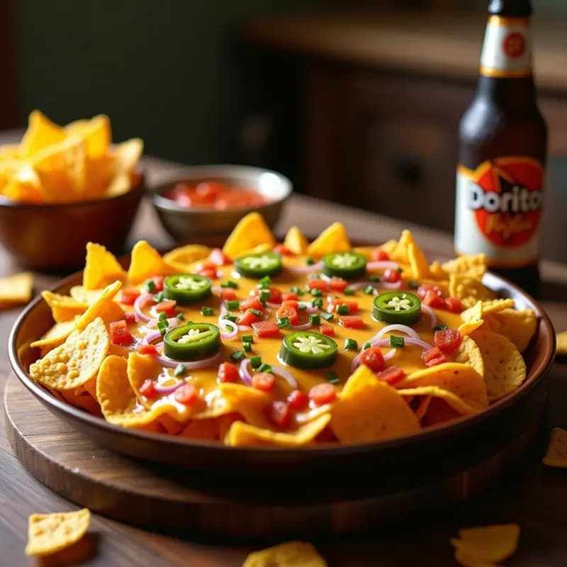 Nachos de Doritos con Queso Fundido y Salsa de Jalapeños: Receta para Fiestas sin Límite