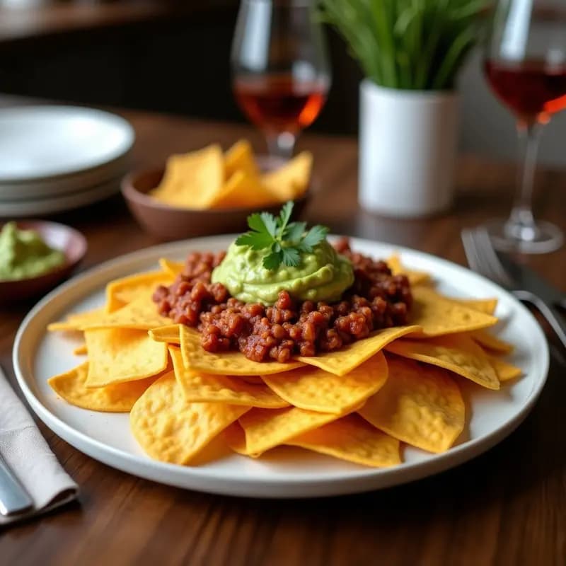 Nachos Gigantes con Queso Fundido, Guacamole y Chorizo: Receta para Fiestas y Maratón de Películas
