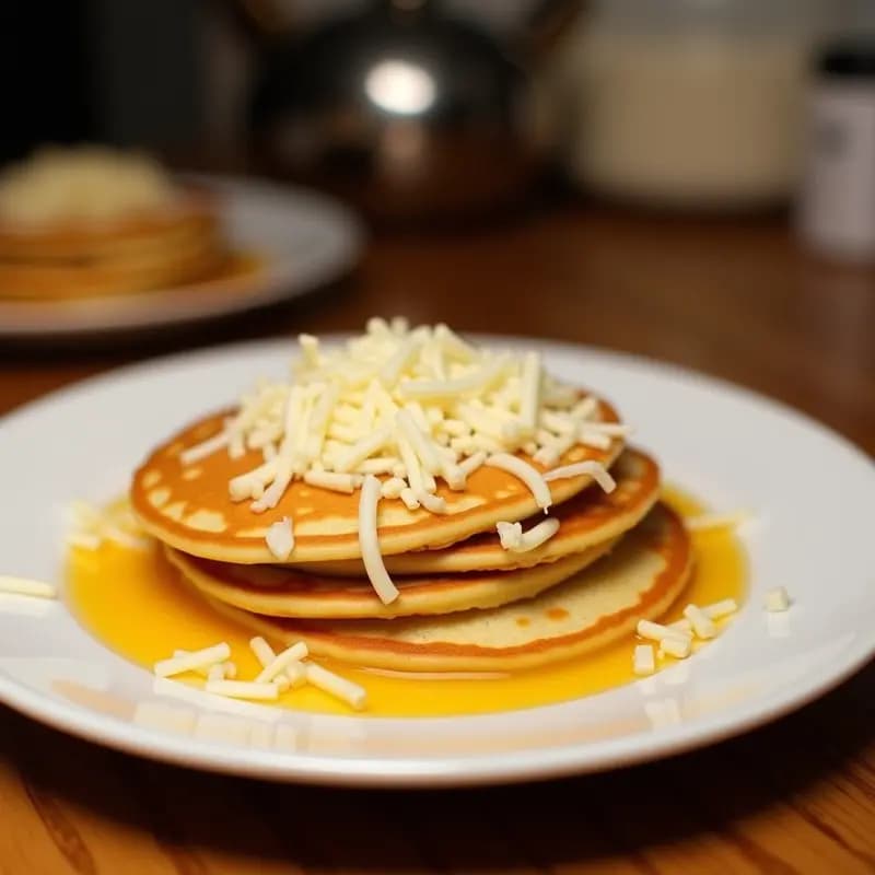 Nachos de Panqueque con Queso Fundido y Syrup de Arce: Desayuno o Merienda para Endulzar tu Día