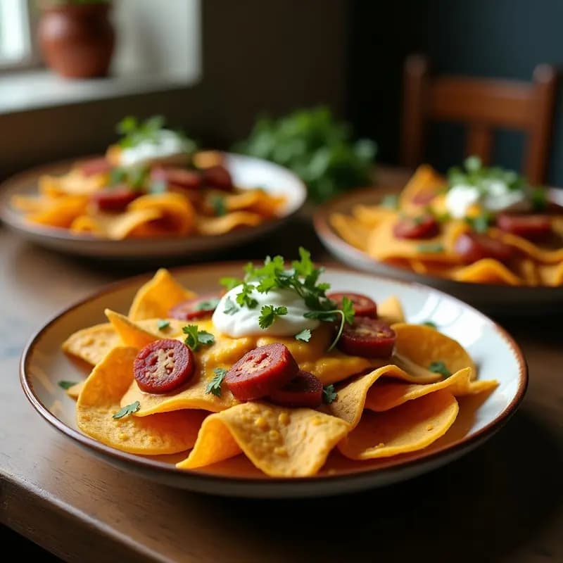 Nachos con Queso Fundido, Chorizo y Marshmallows Tostados: El Snack que Nadie Esperaba
