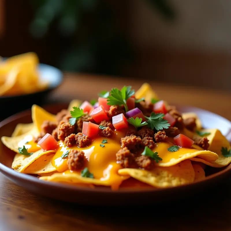 Nachos con Queso Fundido de Jalapeño y Chorizo Crujiente: Snack para Compartir sin Frenos