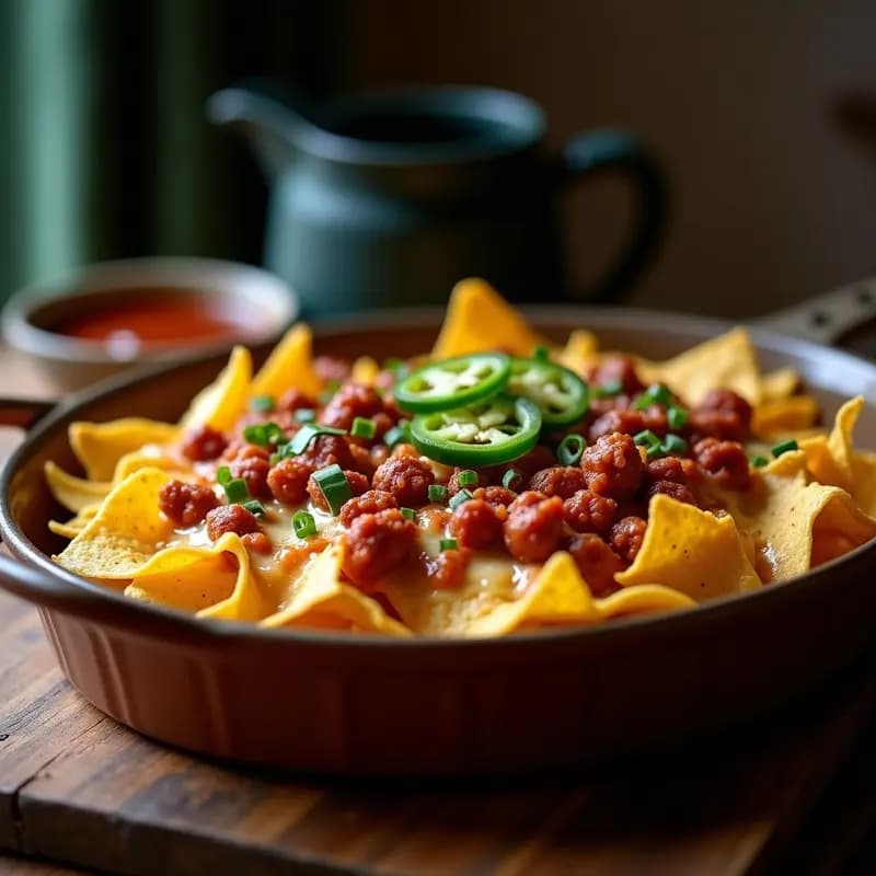 Nachos con Queso Líquido y Chorizo al Horno: Receta Ultra Crujiente en 20 Minutos