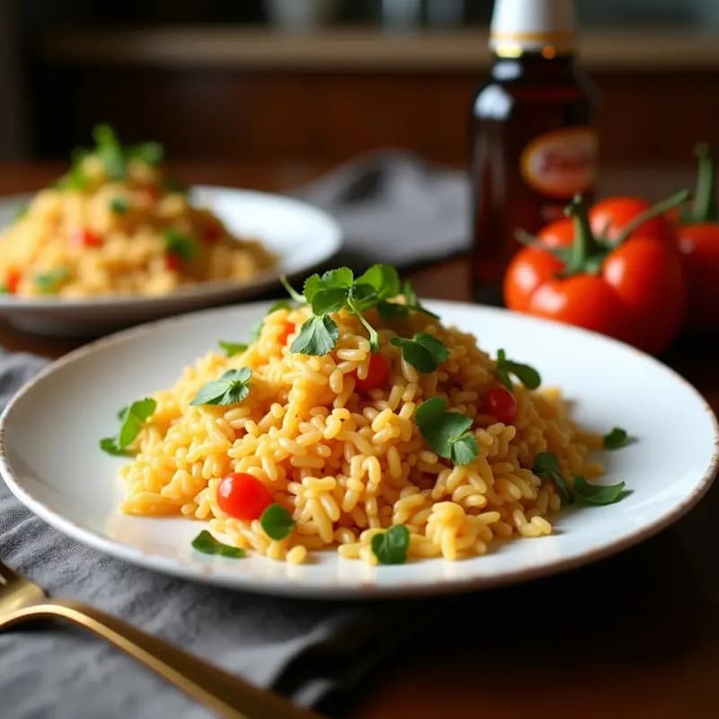Nasi Goreng con Tofu y Vegetales: Receta Indonesa de Arroz Frito Vegano