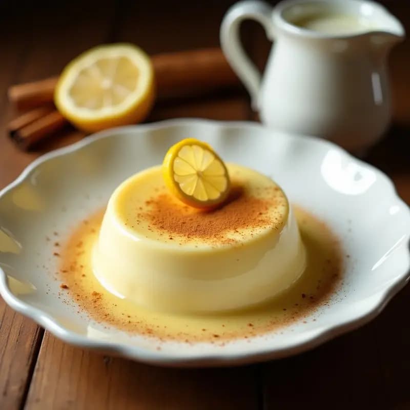Natillas Catalanas con Canela y Corteza de Limón: Postre Cremoso Tradicional