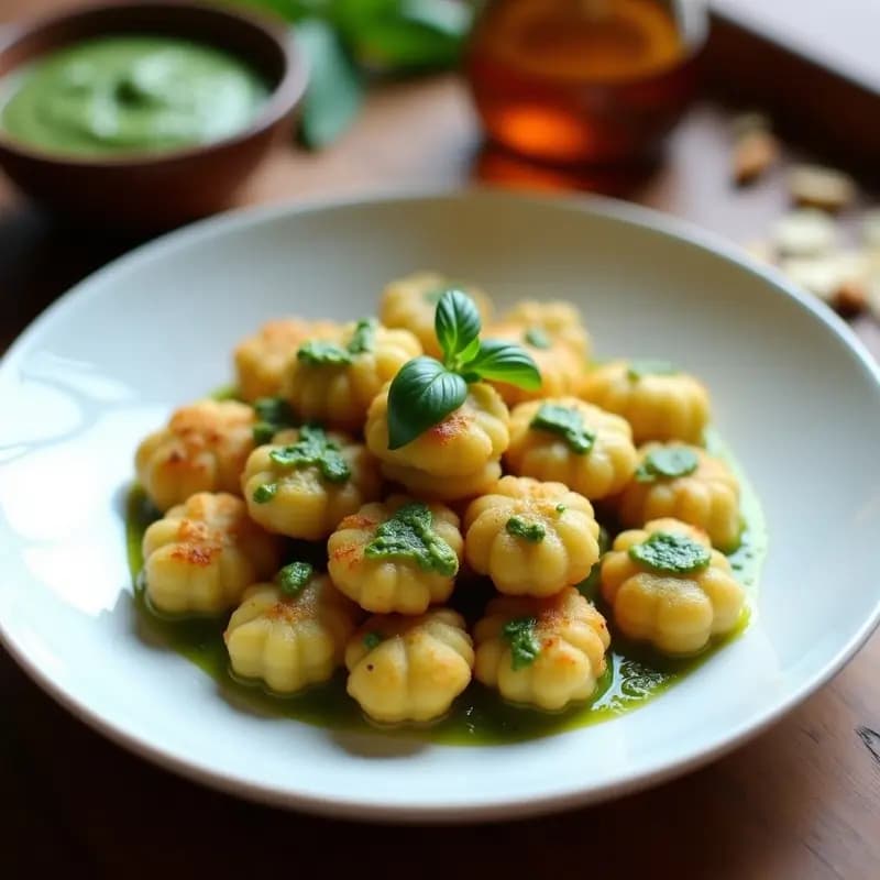 Ñoquis de Calabacín y Queso de Almendras: Receta Italiana Vegana y Sin Gluten en Airfryer