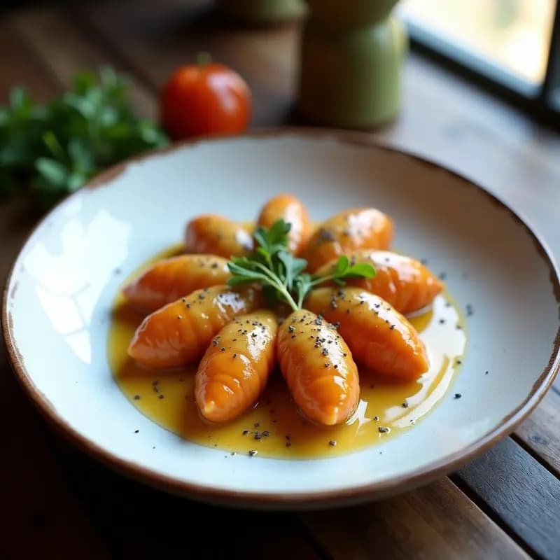 Ñoquis de Camote y Harina de Almendra: Receta Peruana Keto con Salsa de Queso Azul Vegano