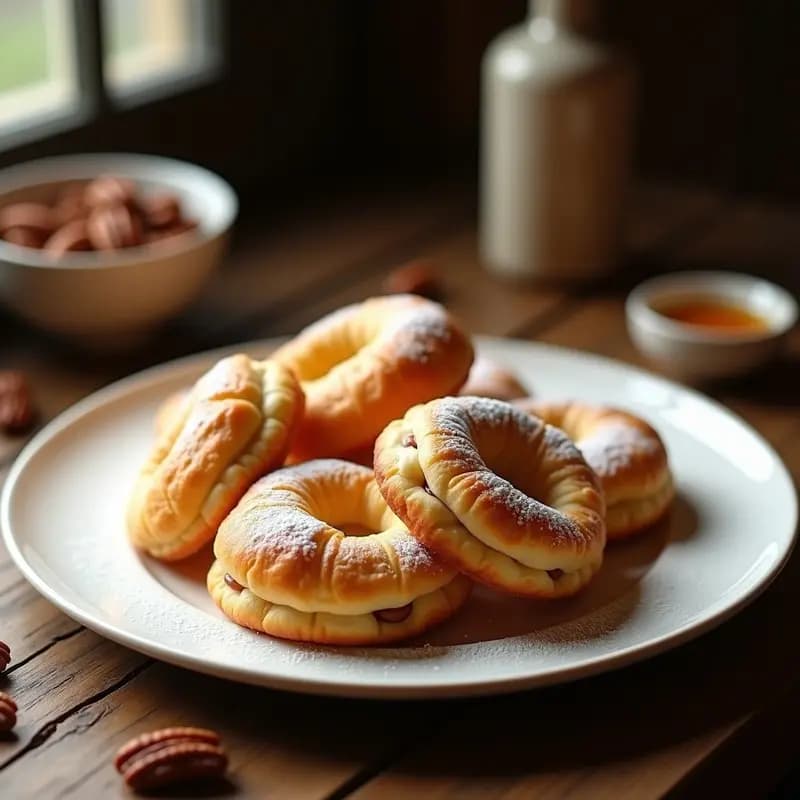 Novios de Arequipa con Relleno de Queso de Cabra y Pecanas: Postre Peruano Gourmet