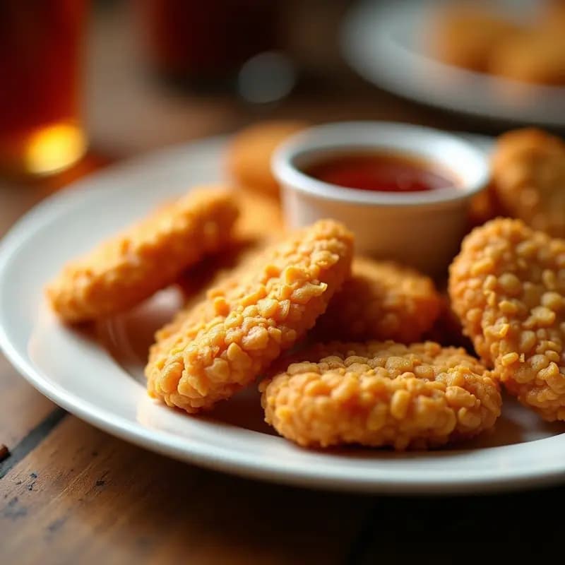 Nuggets de Pollo Empanizados con Cereales Cap’n Crunch: Receta Crujiente y Dulce